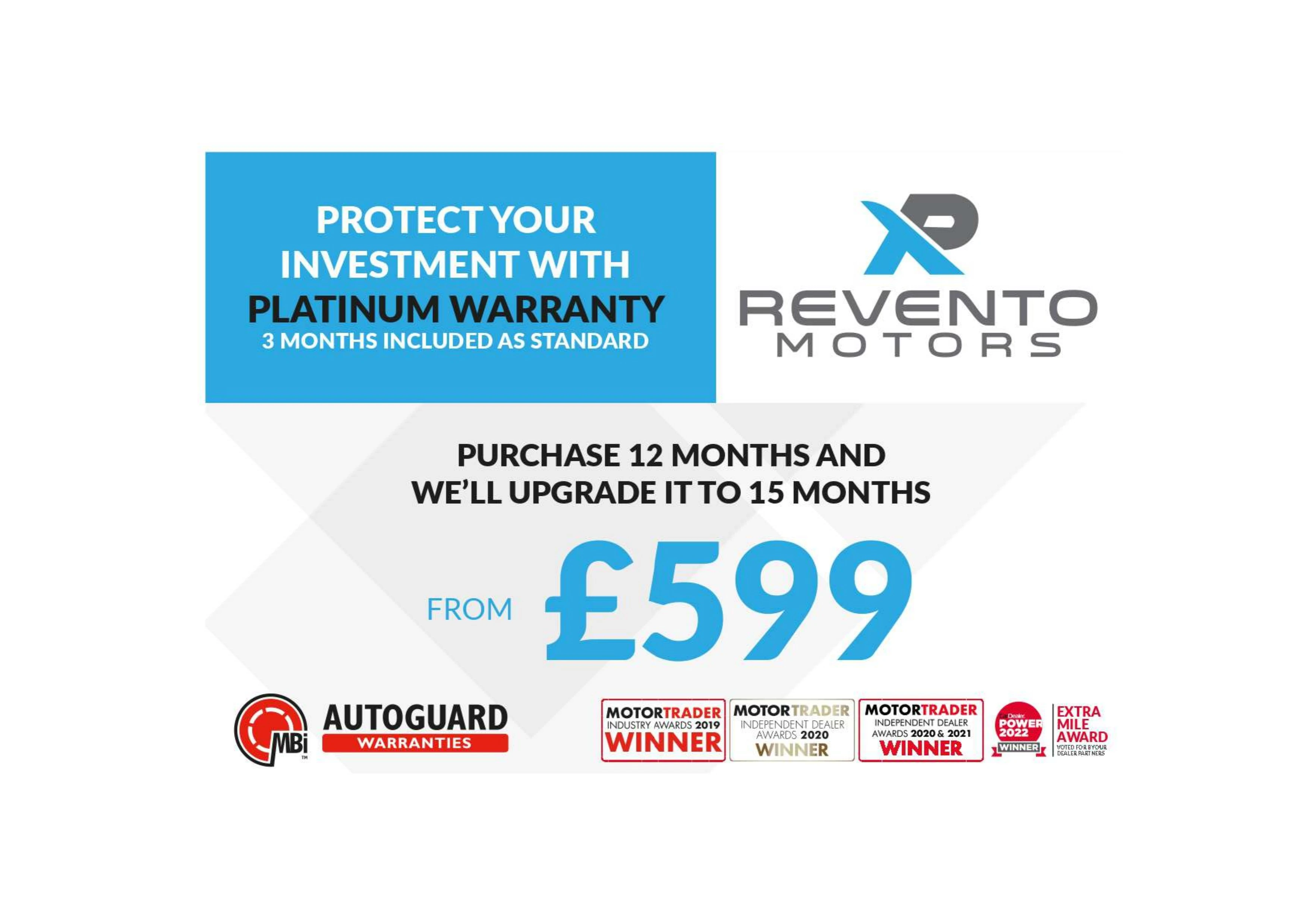 Autoguard Premium Warranty cover, including mechanical and electrical parts, claim limits and 12 month pricing